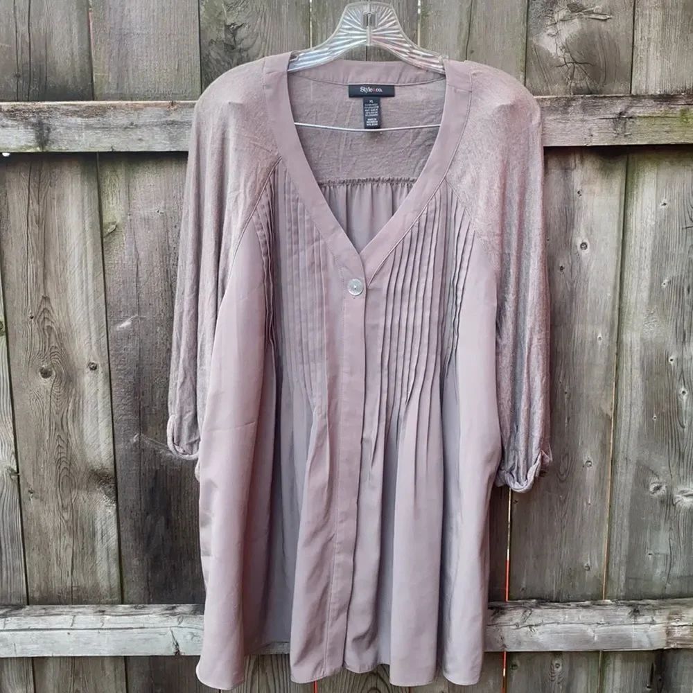 Style & Company Button down top sz. XL